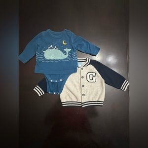 Baby Gap Bundle (x2) tops for 3-6 months